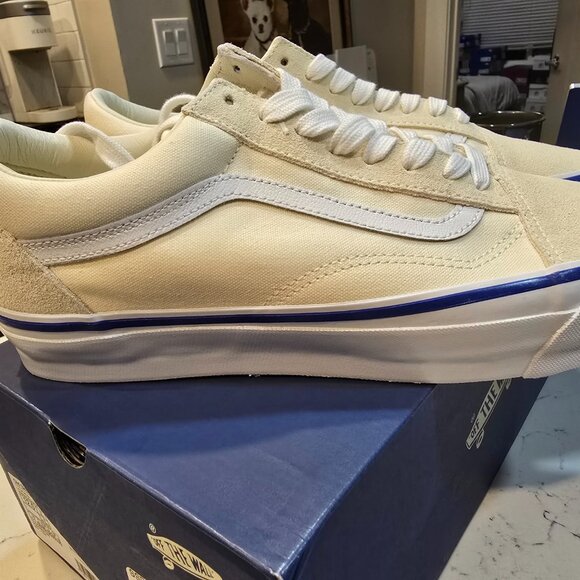 Vans Premium Old Skool 36 Off White VN000CNGOFW Men's Size 10 SHOES NEW - Picture 1 of 10